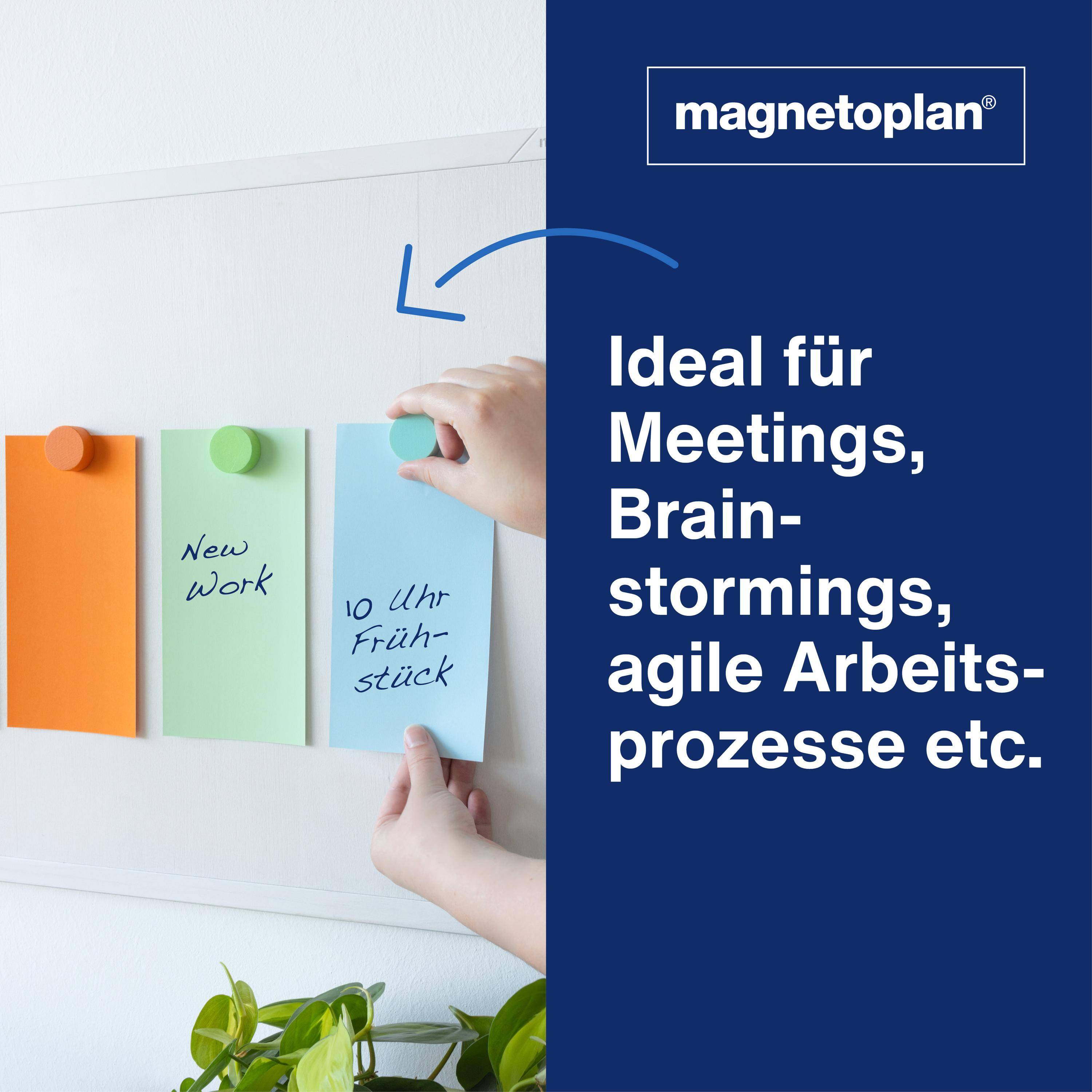 Magnetoplan Moderationskarten Sortiert Pastel 200x100mm 250St-4