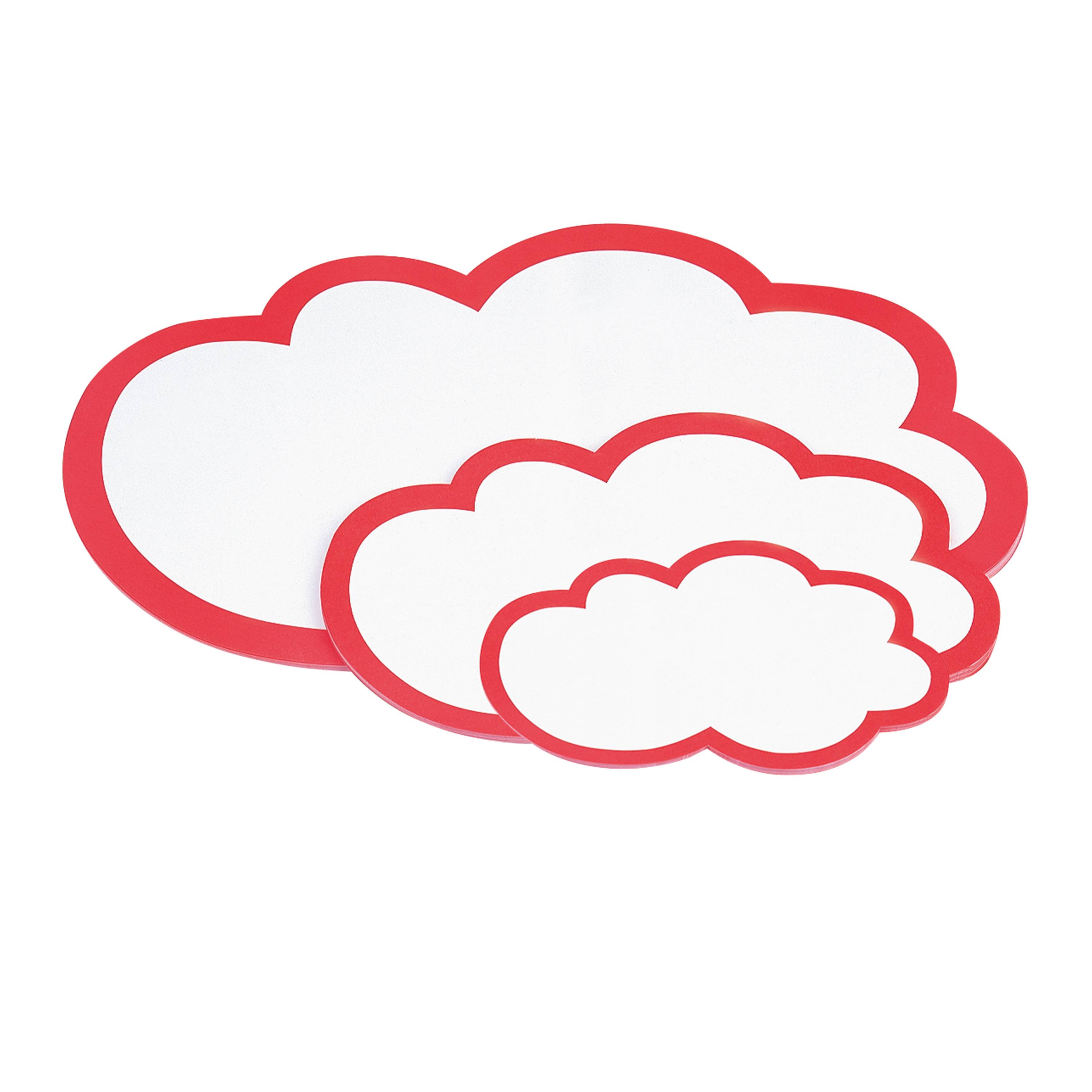 magnetoplan Moderationskarte 111152003 Wolke 420x250mm 20St.-1