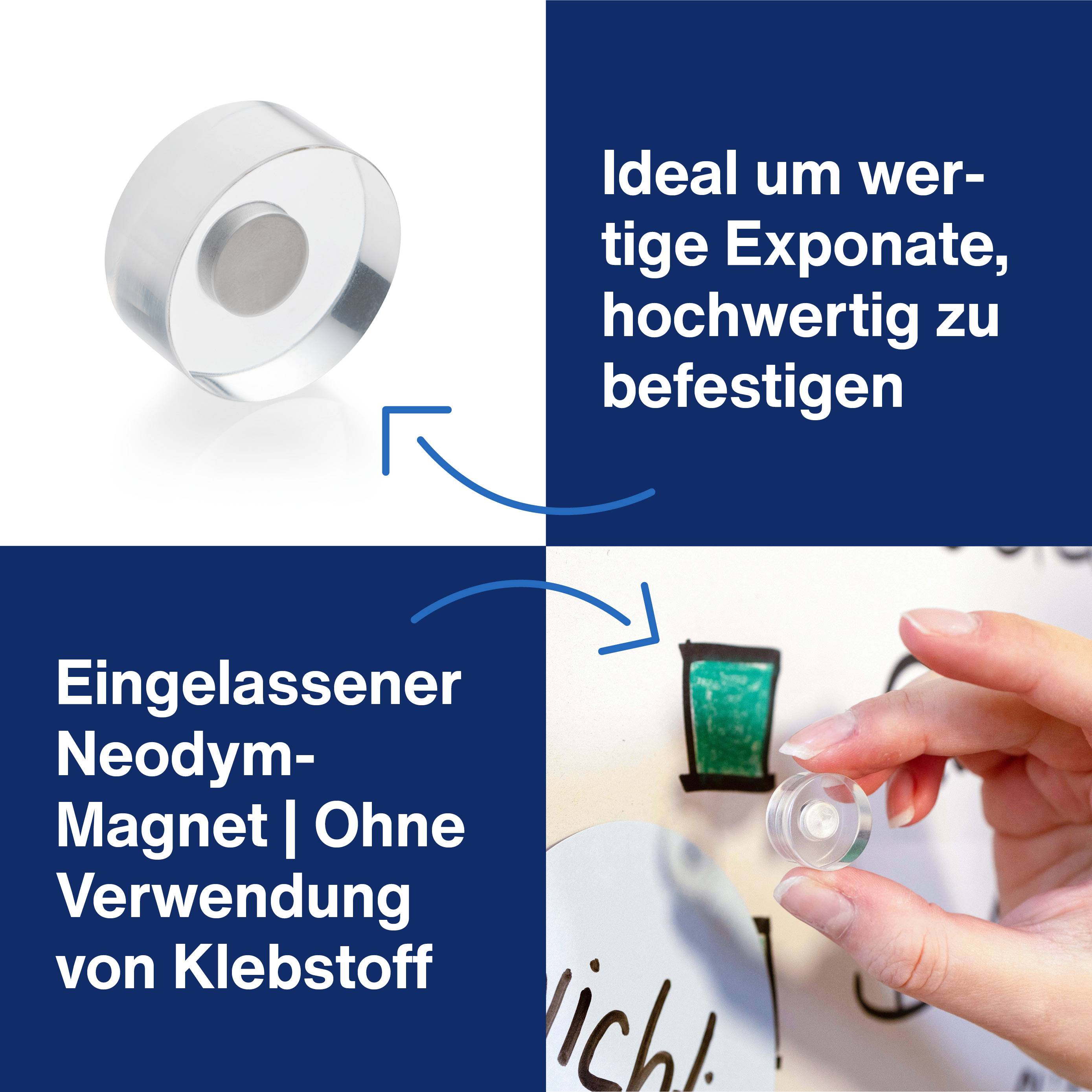 Design Magnete Acryl 30mm 4St-1