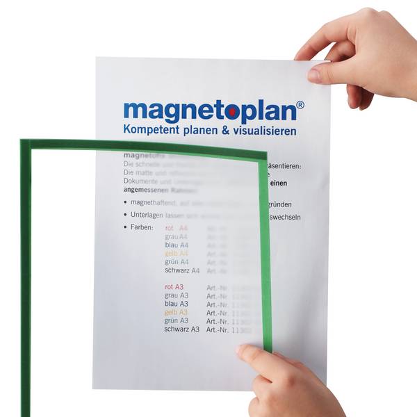 Magnetofix Sichtfenster blau DIN A3 5St
