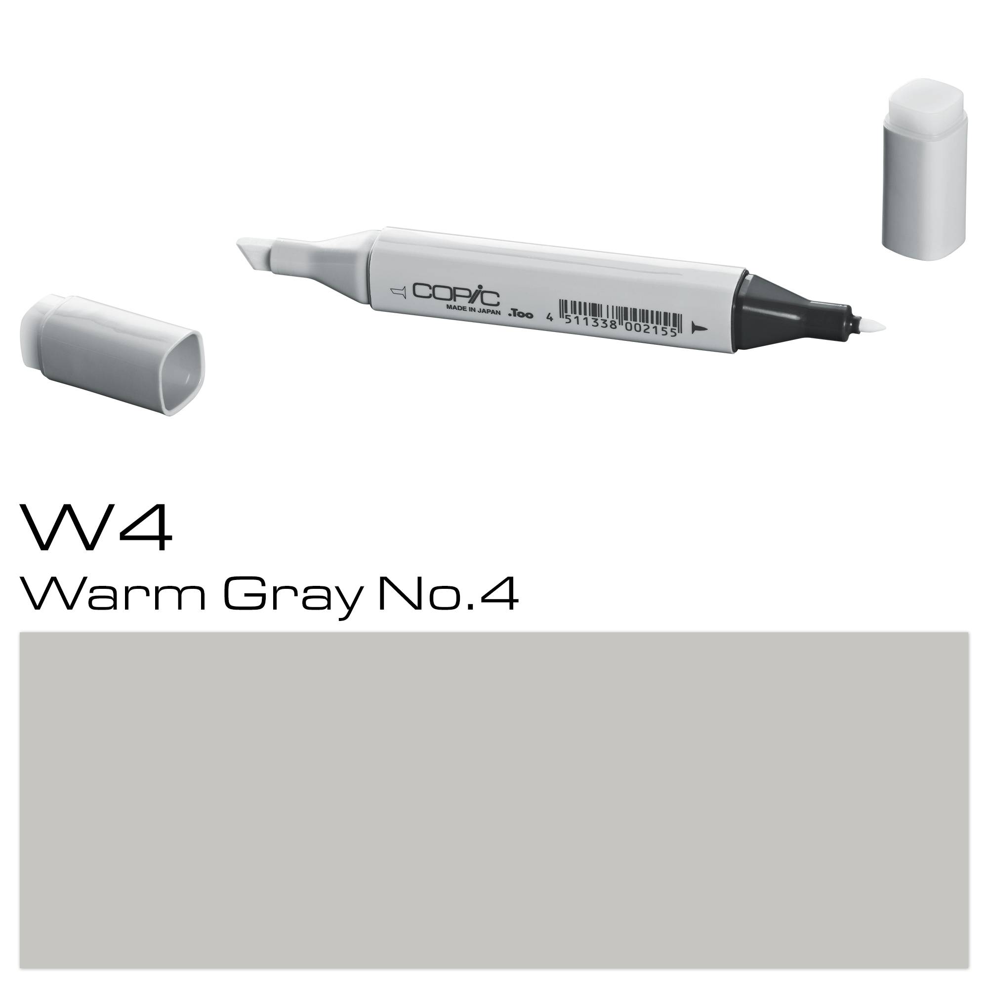 Copic Typ W - 4: Professioneller Layoutmarker in Warm Grey-1