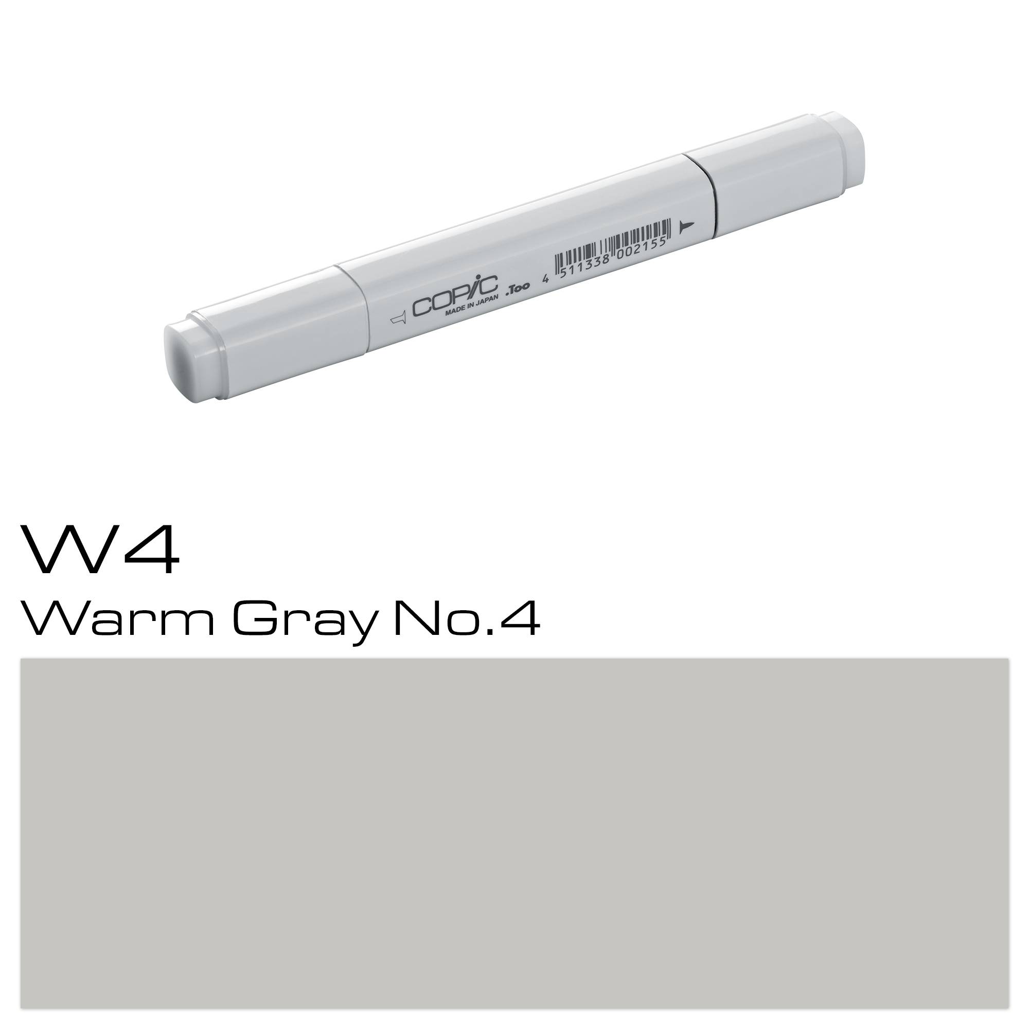 Copic Typ W - 4: Professioneller Layoutmarker in Warm Grey-2
