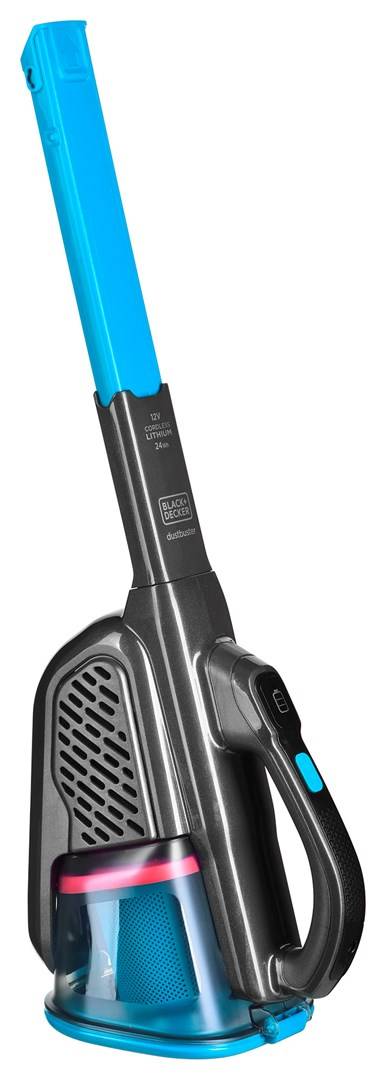 Black & Decker Akku-Handsauger 24 Wh 12 V Lithium Blau/Titanium-3