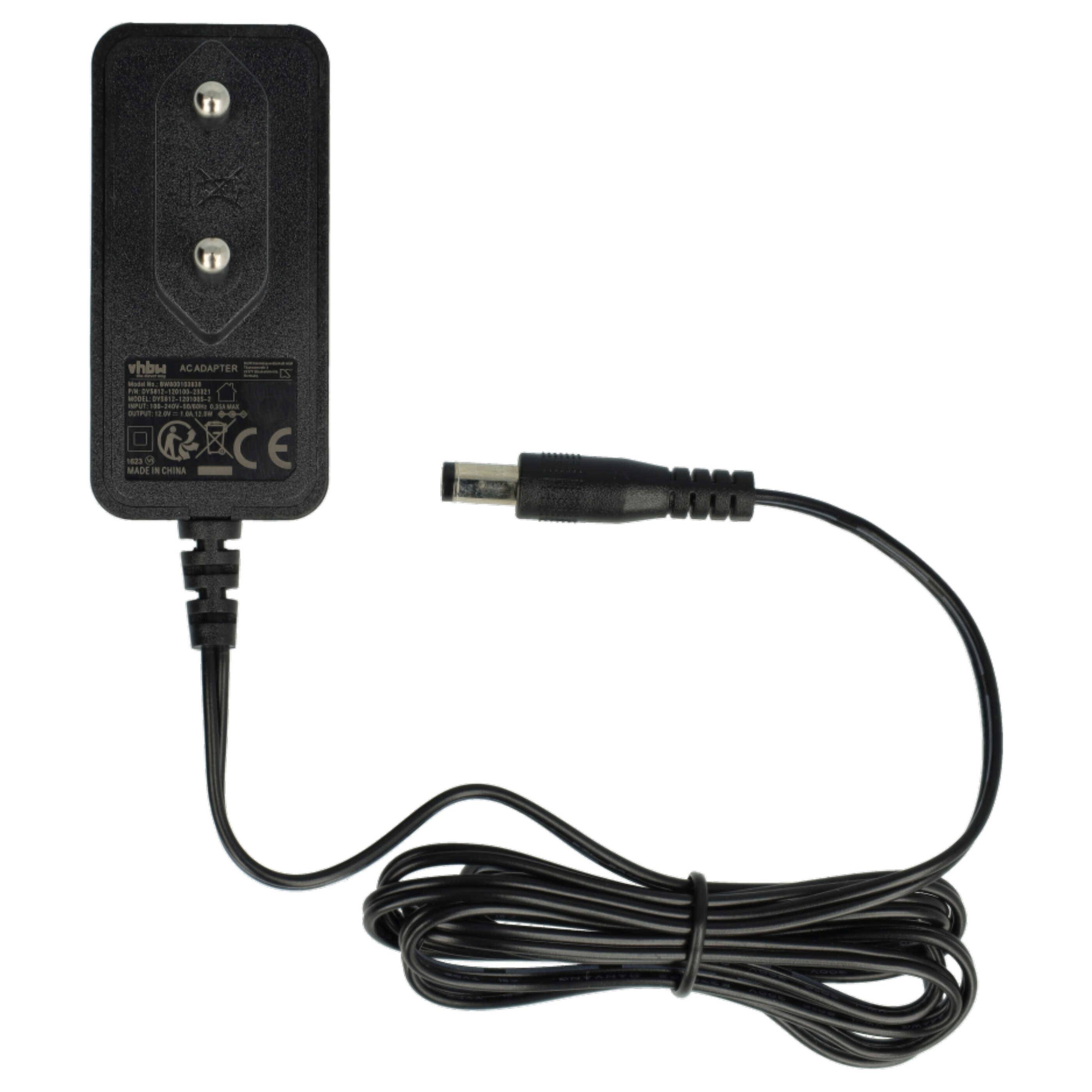 vhbw Netzteil Ersatz für T-Rex Power Supply 12V DC für Overdrive-Pedal | 125 cm-1