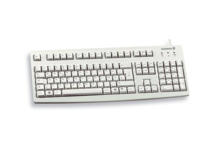 Cherry Classic Line G83-6104 Tastatur USB, Englisch, US, Hellgrau-2