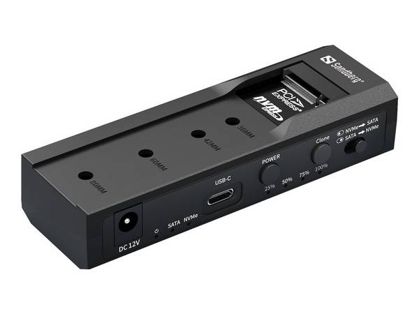 USB 3.2 Cloner and Dock for M2 + NVMe + SATA