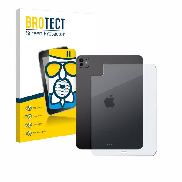 BROTECT Entspiegelungs Schutzglas für Apple iPad Pro 11" 2024 / 2025 (Rückseite) Schutzfolie Panzer Folie Glas matt