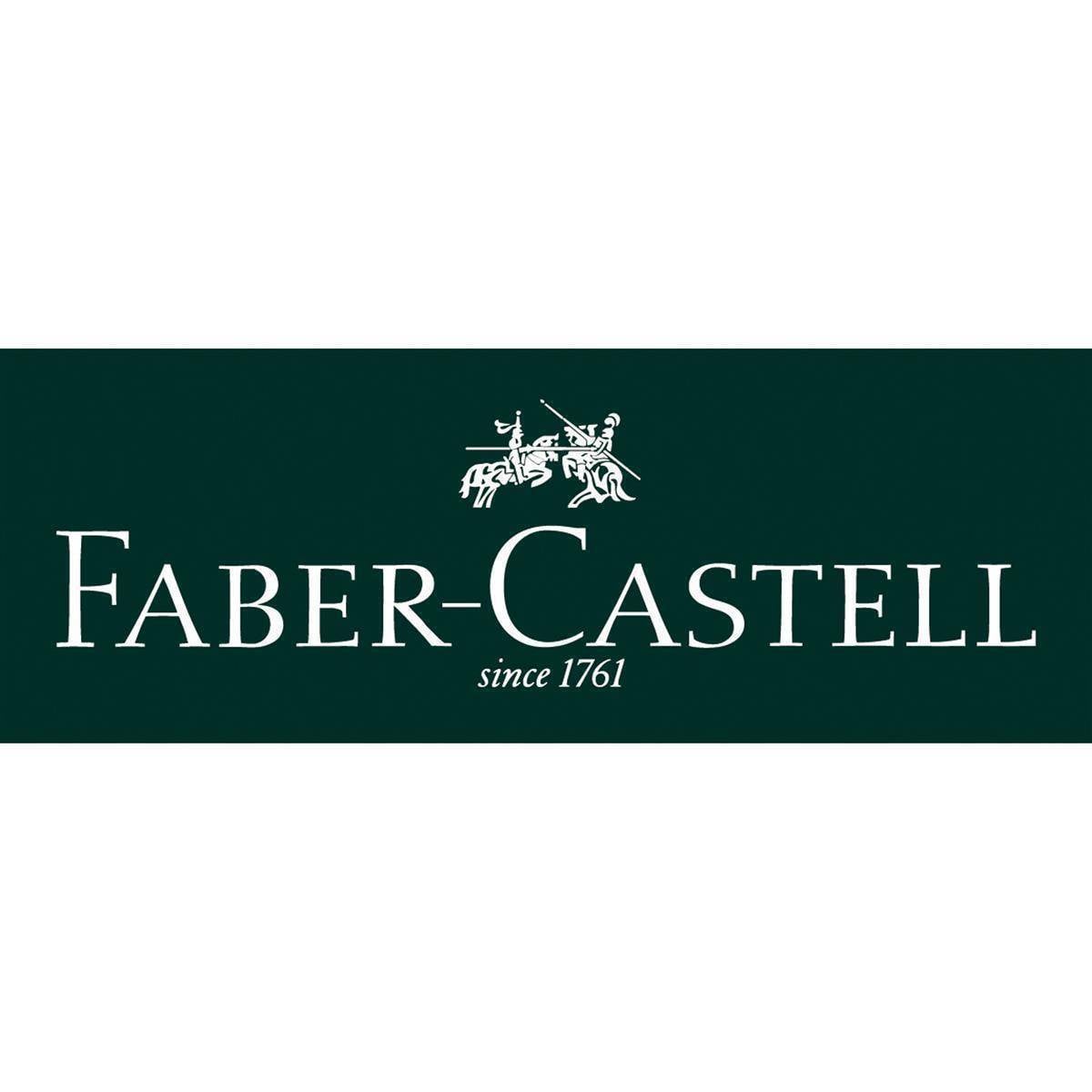 FABER-CASTELL - 348151 - Anklippbarer versenkbarer Stift - Blau - Silber - Transparent - Blau - Kunststoff - 0,7 mm - Fe-1
