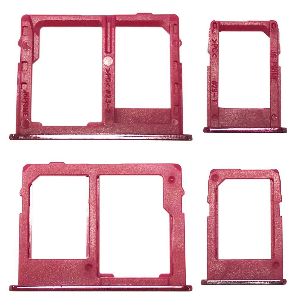 Simkarten Halter für Samsung Galaxy J4 Plus J415F 2018 Card Tray SD Rose Rot-0