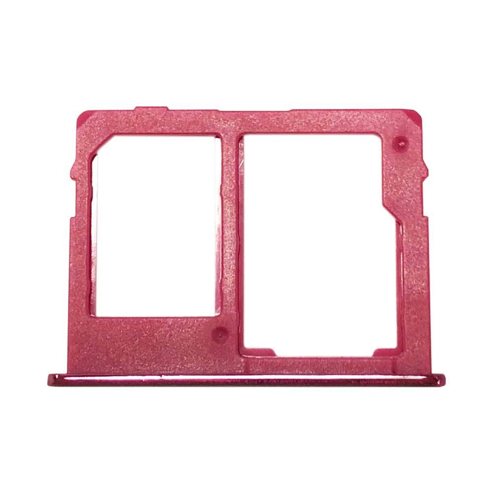 Simkarten Halter für Samsung Galaxy J4 Plus J415F 2018 Card Tray SD Rose Rot-2