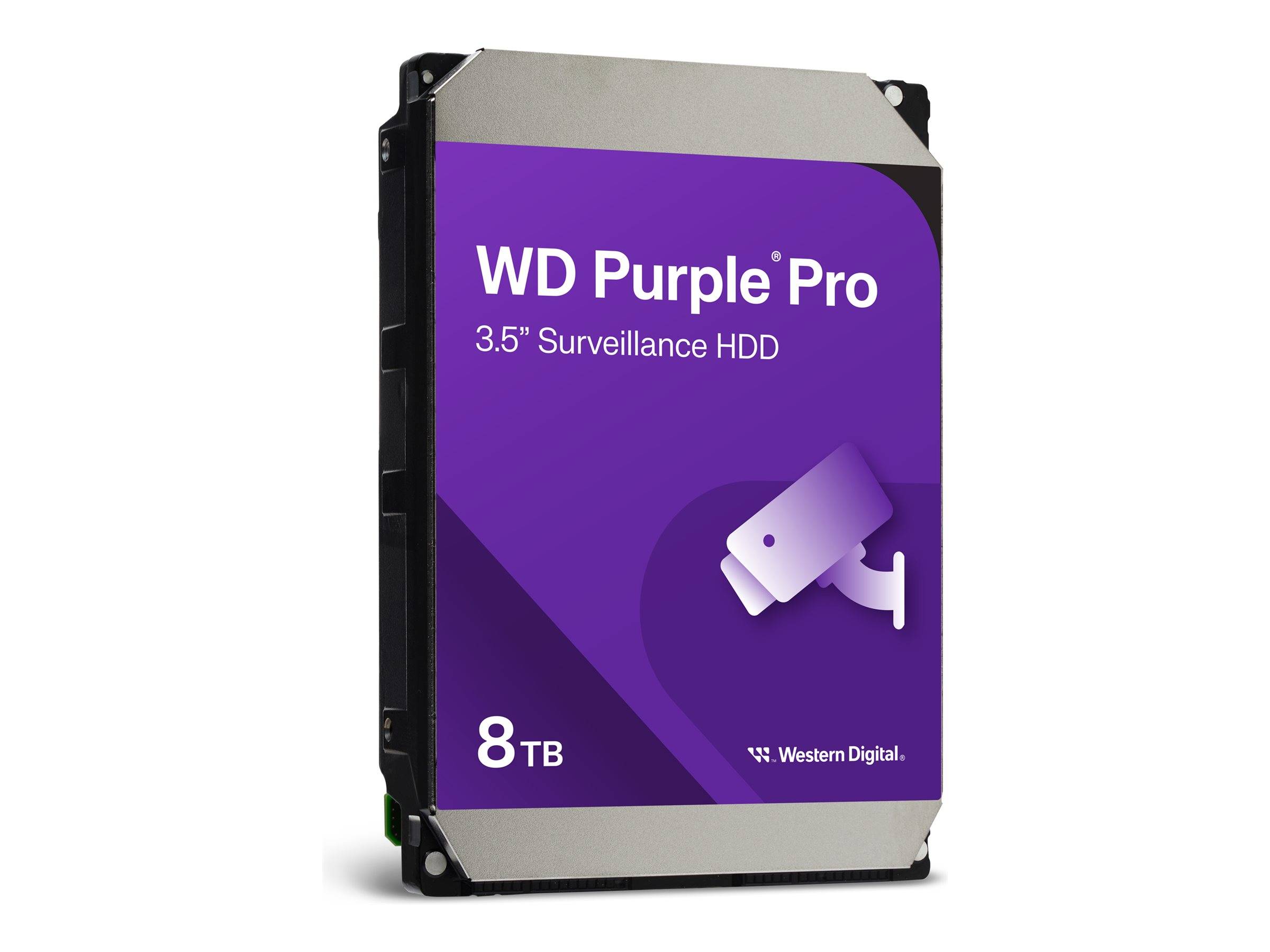 WD Purple Pro WD8002PURP - Festplatte - 8 TB - Überwachung, intelligente Videoübertragung - intern - 3.5" (8.9 cm)-2