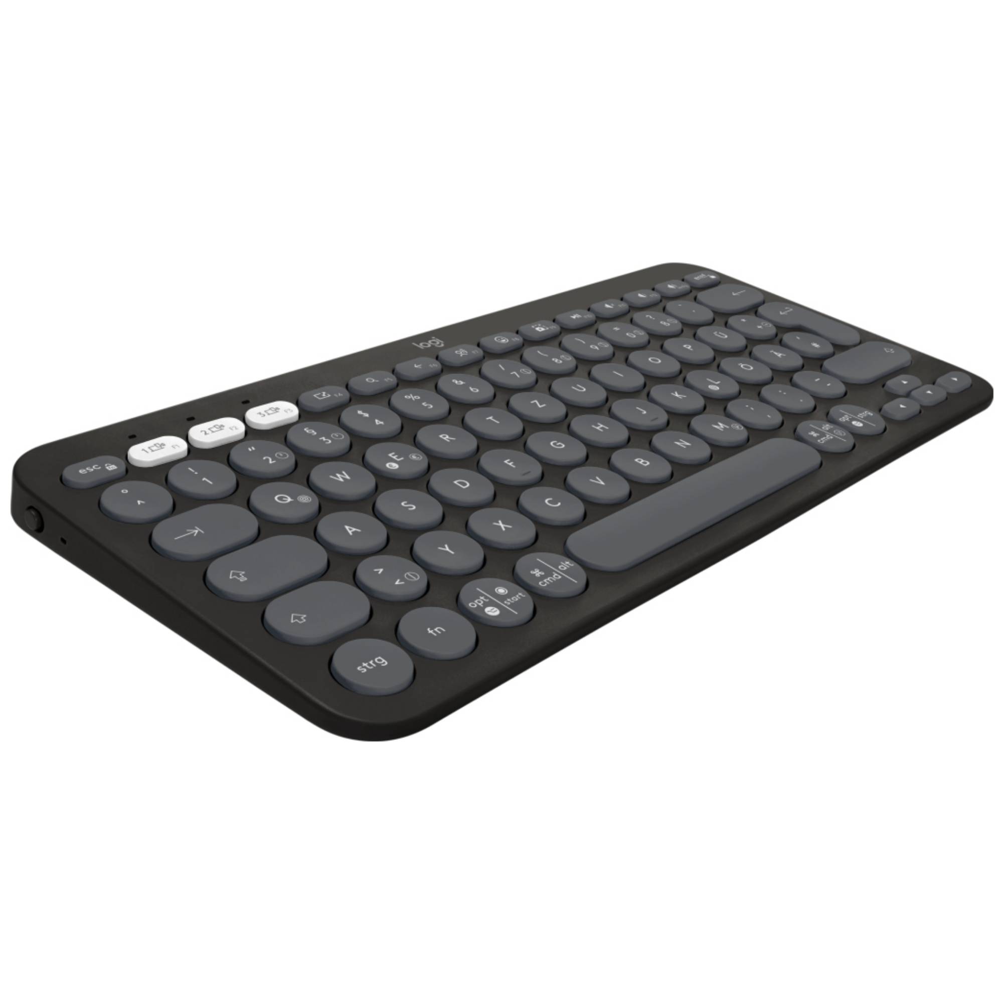 Logitech Pebble Keys 2 K380s - Tastatur - kabellos - Bluetooth LE - QWERTY - Nordisch (Dänisch/Finni-4