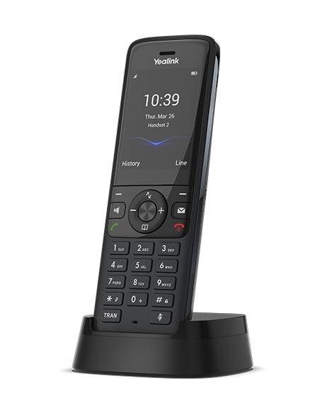 Yealink W78H Telephone Handset Dect Caller Id BlackFCC-0