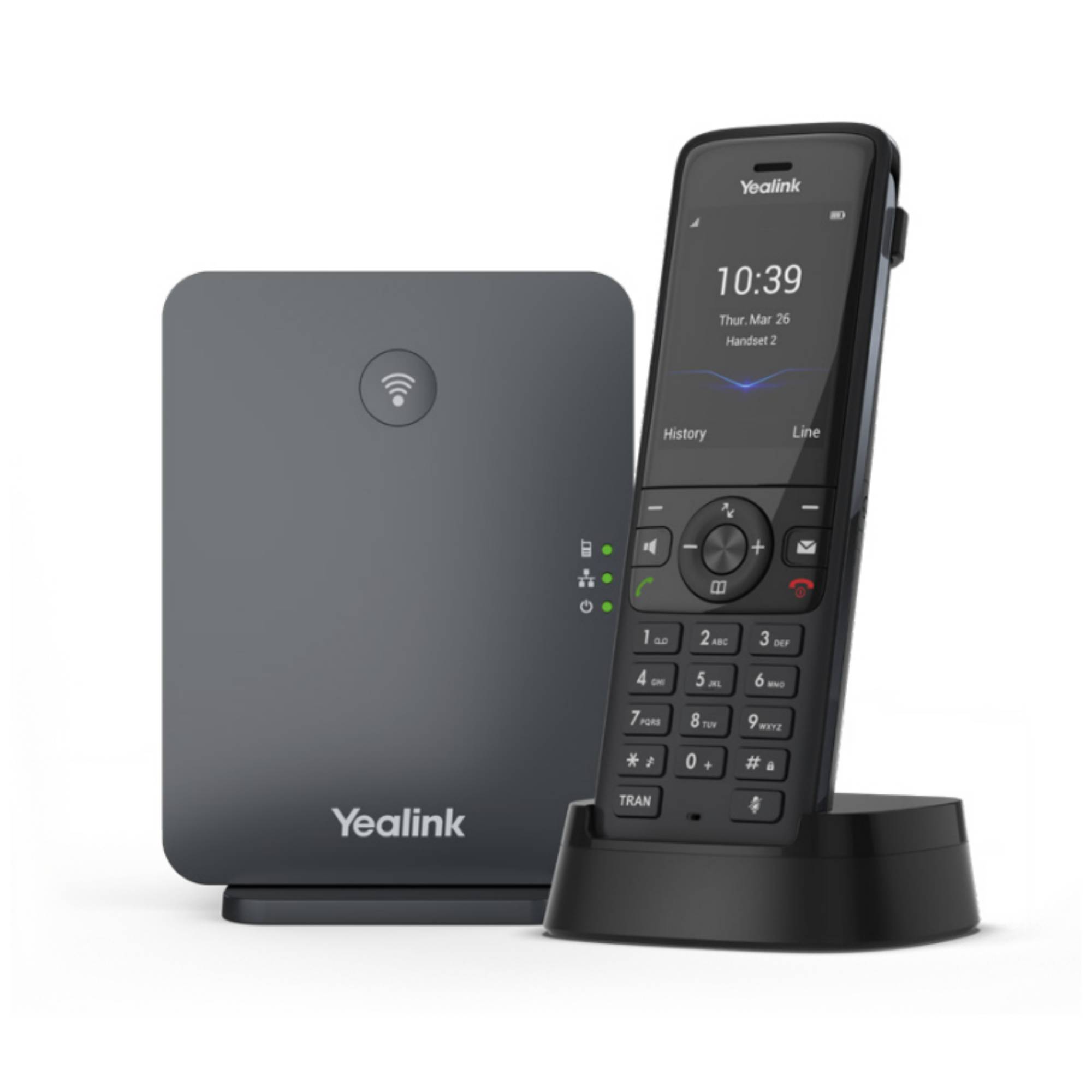 Yealink W78P - Schnurloses VoIP-Telefon - mit Bluetooth-Schnittstelle mit Rufnummernanzeige-0