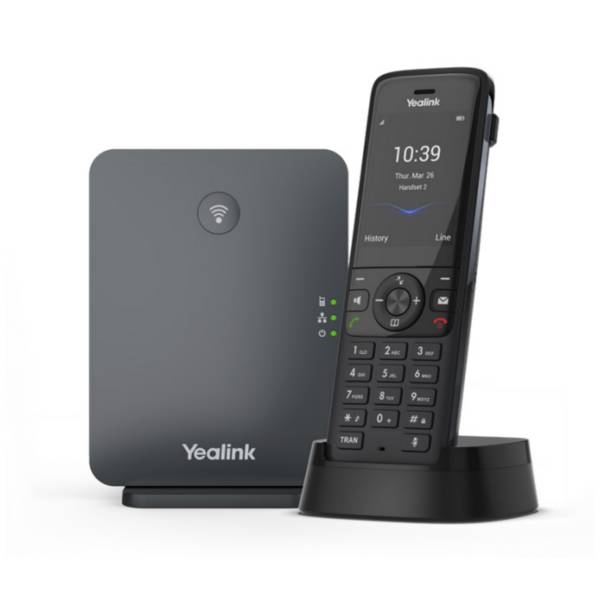 Yealink W78P - Schnurloses VoIP-Telefon - mit Bluetooth-Schnittstelle mit Rufnummernanzeige