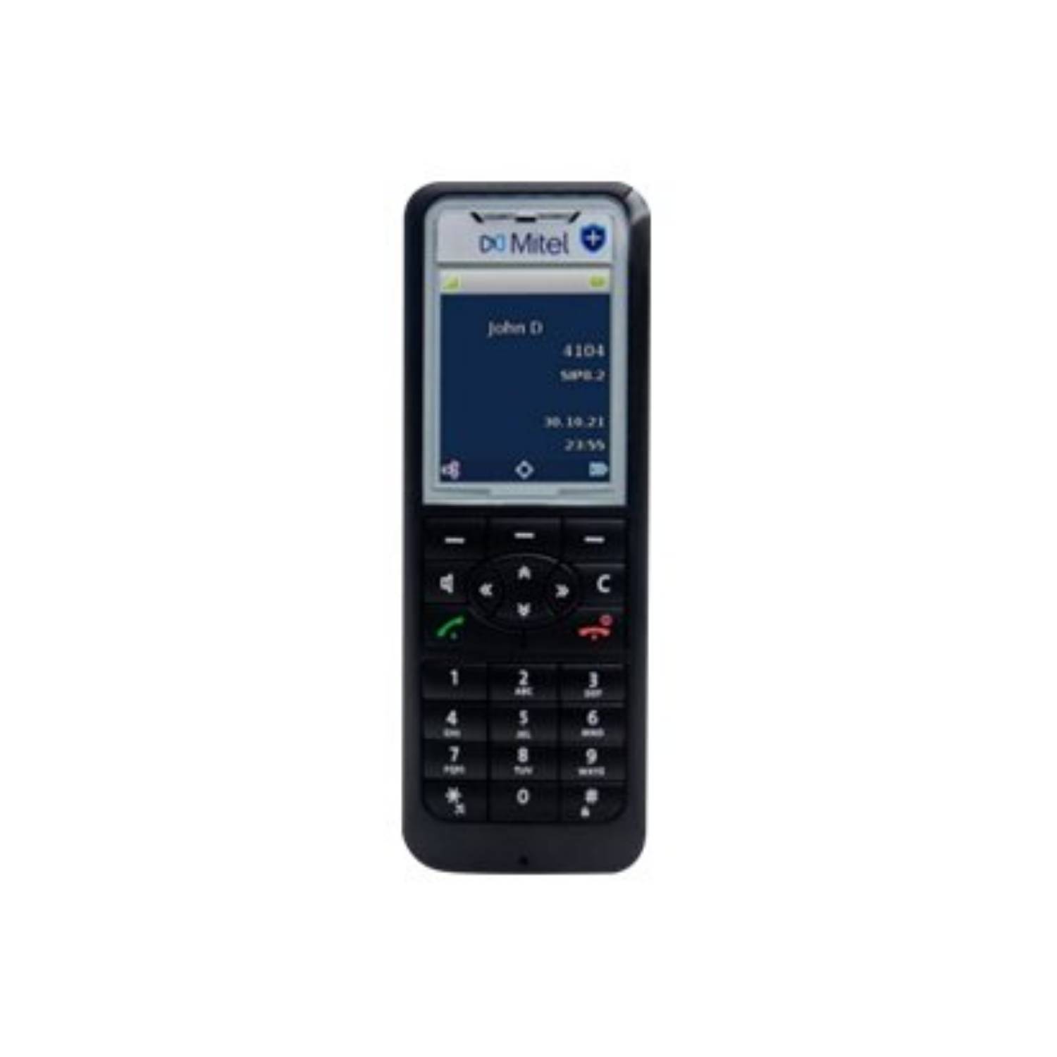 Thumbnail - MITEL 612dt - DECT-Handset (2“ TFT-Farbdisplay   DECT & GAP   Vollduplex-Freisprechen   antimikrobiell   IP50)