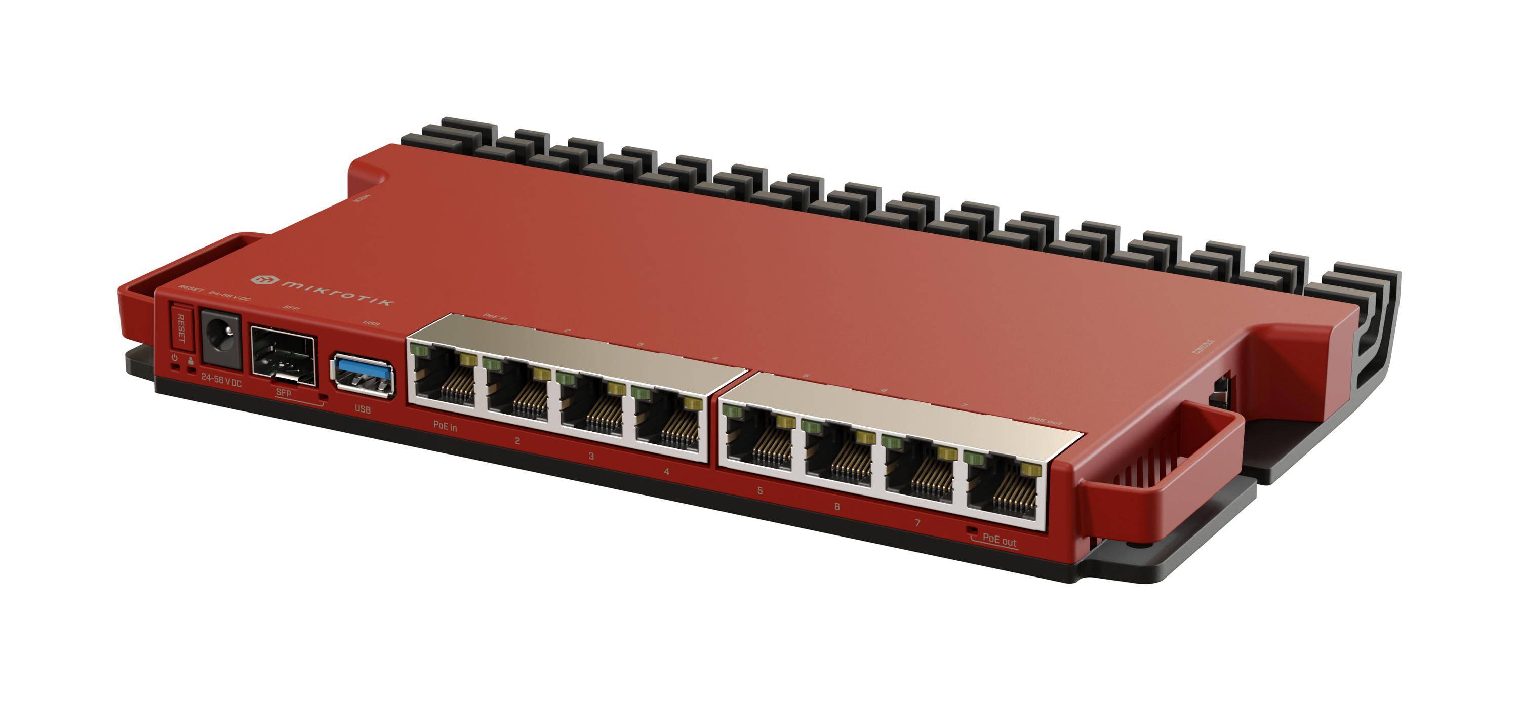 MikroTik L009 Series L009UIGS-RM - - Router - 9-Port-Switch - 1GbE - 2.5GbE - 2,-1