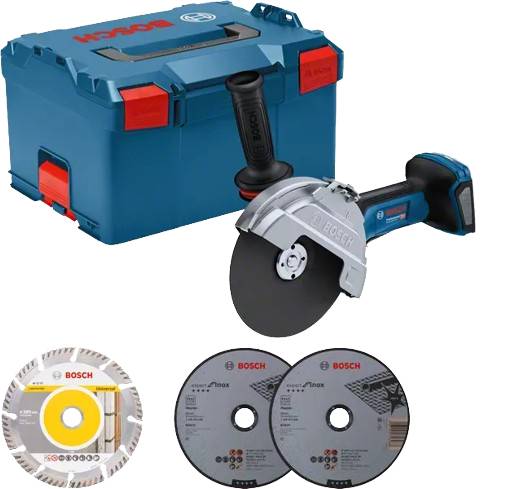Bosch GWS 18V-180P PROFESSIONAL, 7000 RPM, 18 cm, Akku, 2,8 kg, Bürstenloser Motor-0