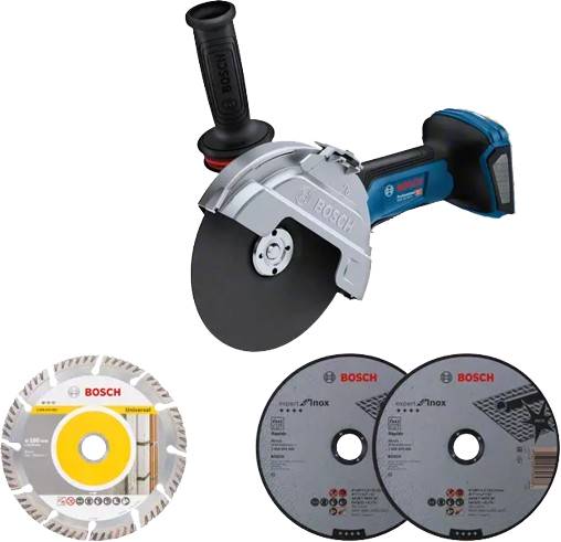 BOSCH Professional GWS 18V-180 P Akku Winkelschleifer Set 06019H6L01-0