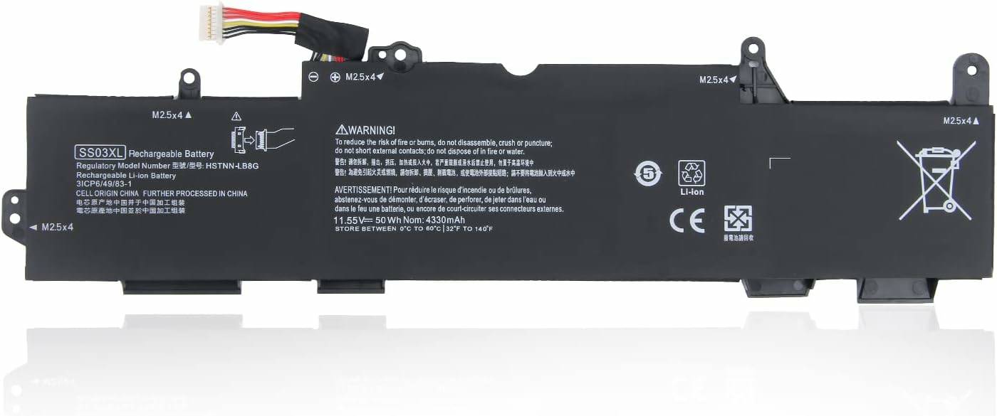 HP SS03050XL-PL - Laptop-Batterie - Lithium-Ionen - 3 Zellen - 4.33 Ah - 50 Wh-1