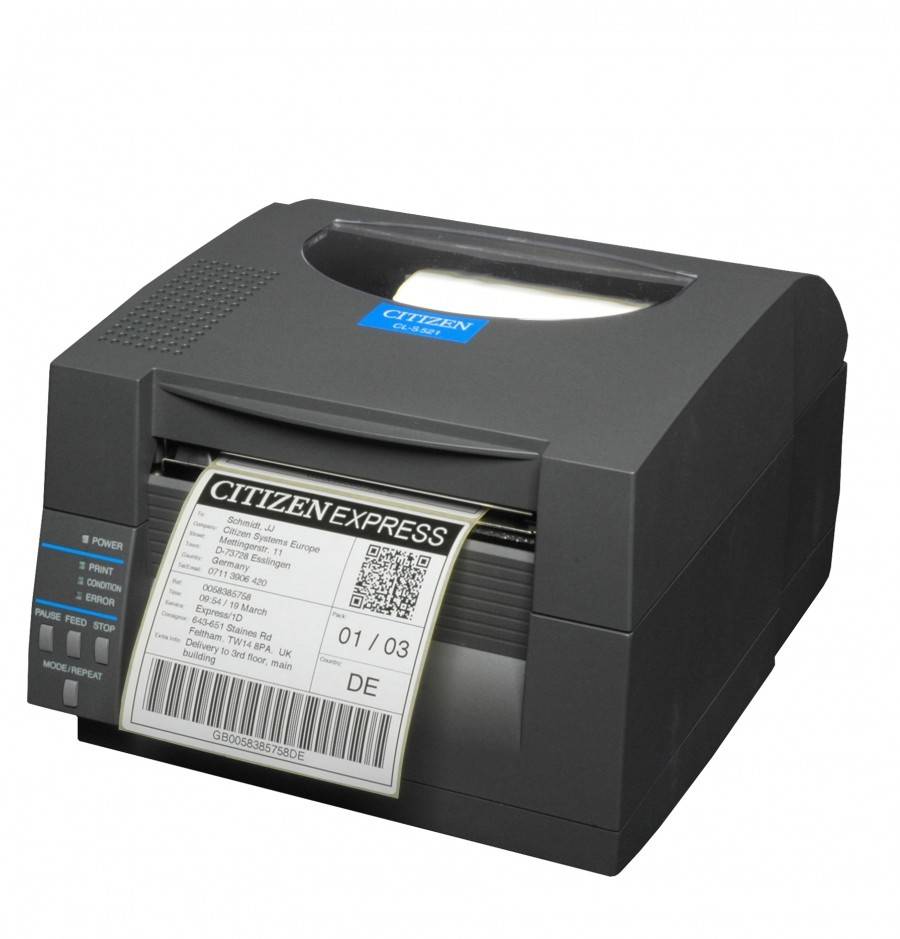 Citizen CL-S521II - Etikettendrucker - Thermodirekt - Rolle (11,8 cm)-0