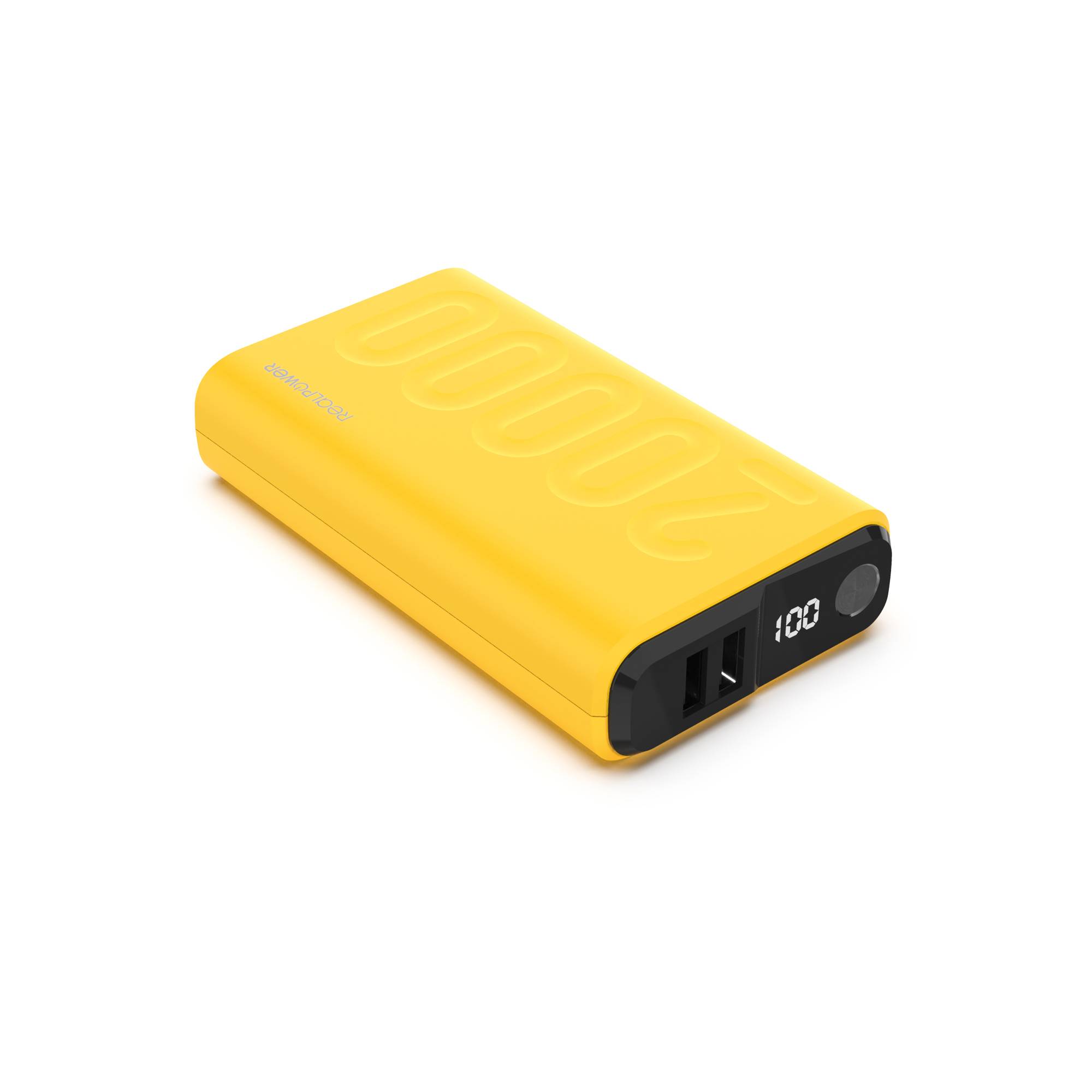 RealPower PB-20000, 20000 mAh, Lithium Polymer (LiPo), 22,5 W, Gelb-1