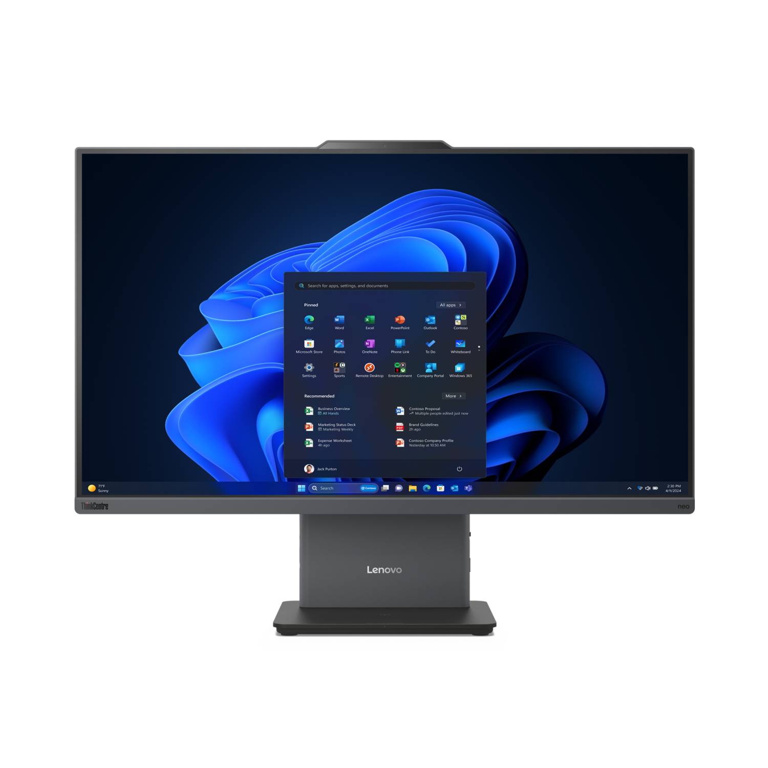 Lenovo ThinkCentre neo 50a 27 Gen 5 12SB - All-in-One (Komplettlösung)-0