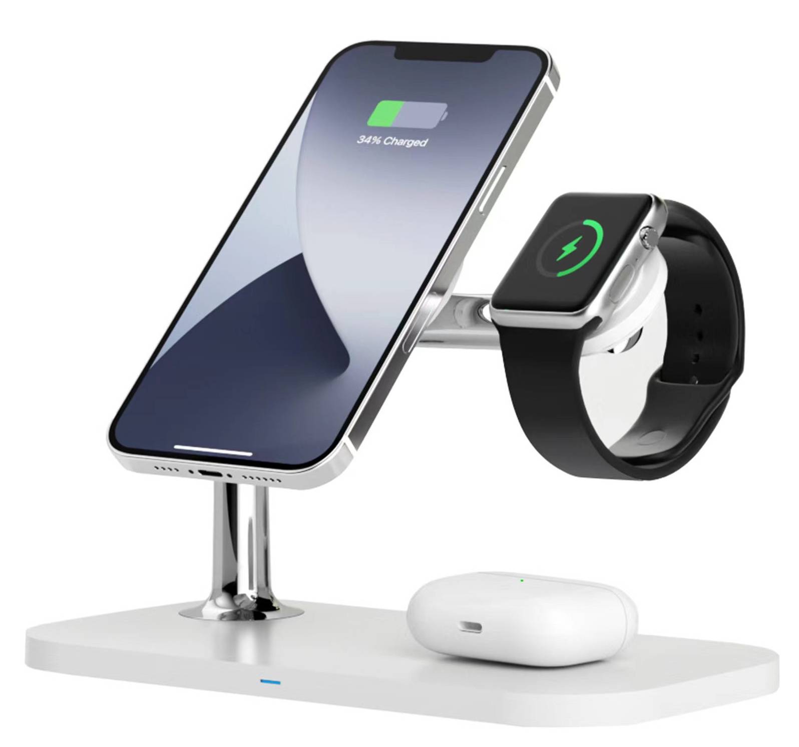 RealPower ChargeAir Mag Ladestation mit Magsafe weiss-1