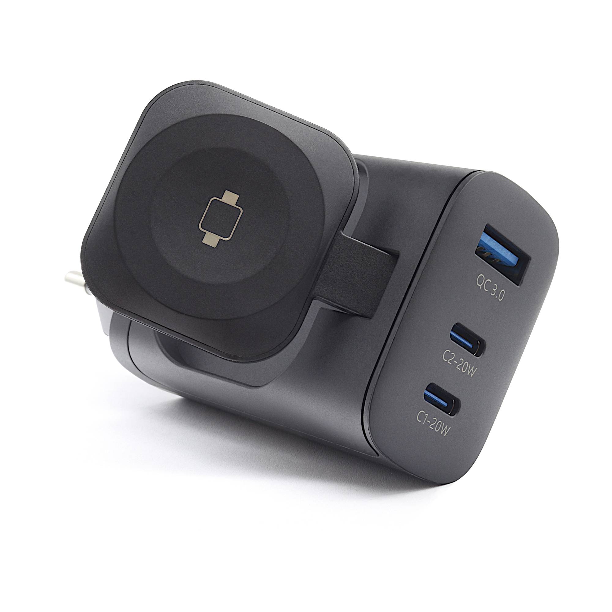 RealPower PC-43 Watch 43 Watt Ladegerät 2x Type-C 1x USB-A-0