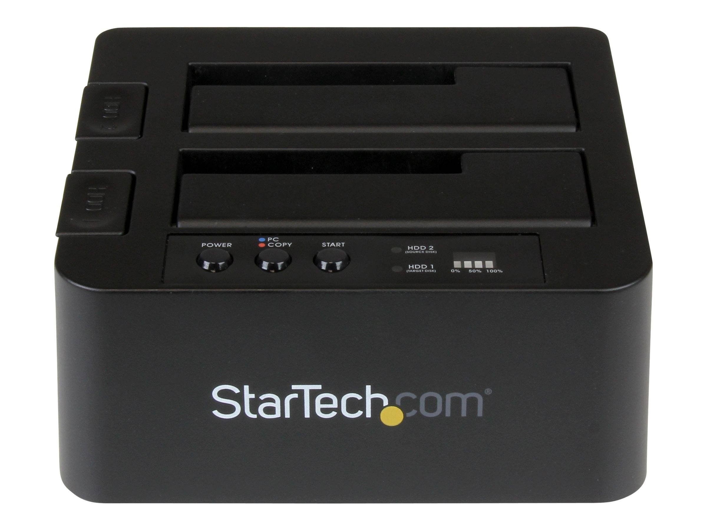 StarTech.com StarTech Selbständiger Festplatten-Kopierer, USB HDD Duplikator/Dock - Festplattenduplikator - 2 Schächte (-3