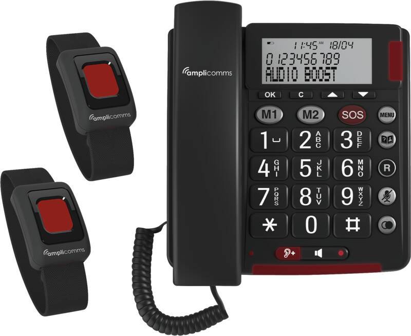 Amplicomms BigTel 50 Alarm Plus - Telefon mit-1