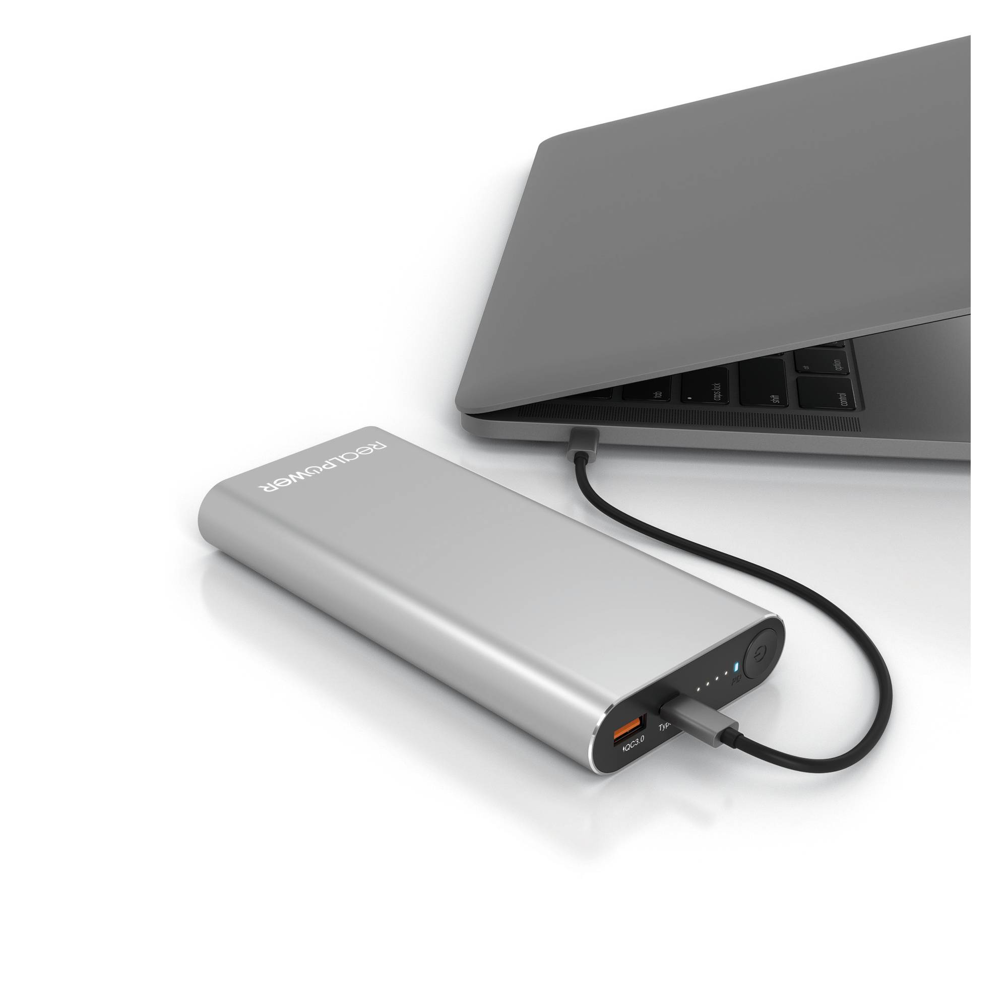 RealPower PB-20000PD - 20000 mAh - Lithium-Ion (Li-Ion) - Quick Charge 3.0 - Alu-2