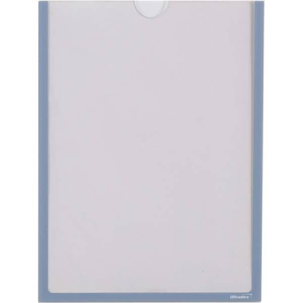 Infotaschenbox magnetisch für DIN A4 302x225mm VE=5 Stück grau-0