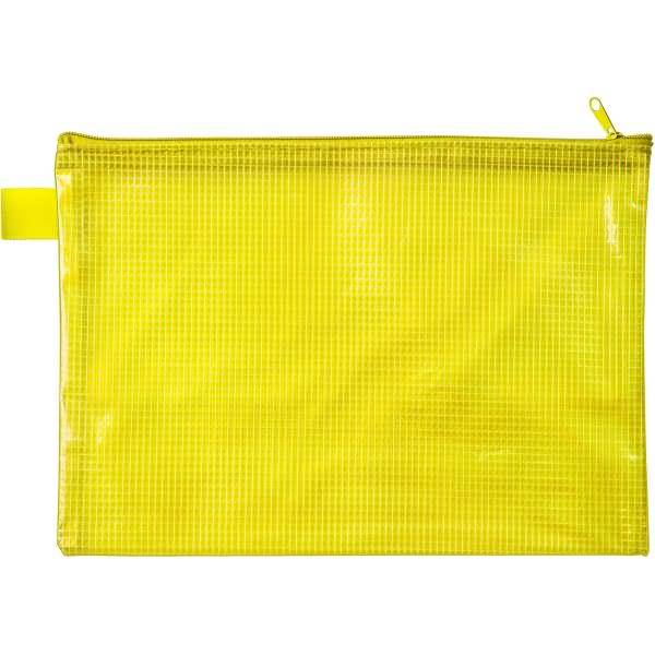 Reißverschlusstasche A5 EVA-Material gelb