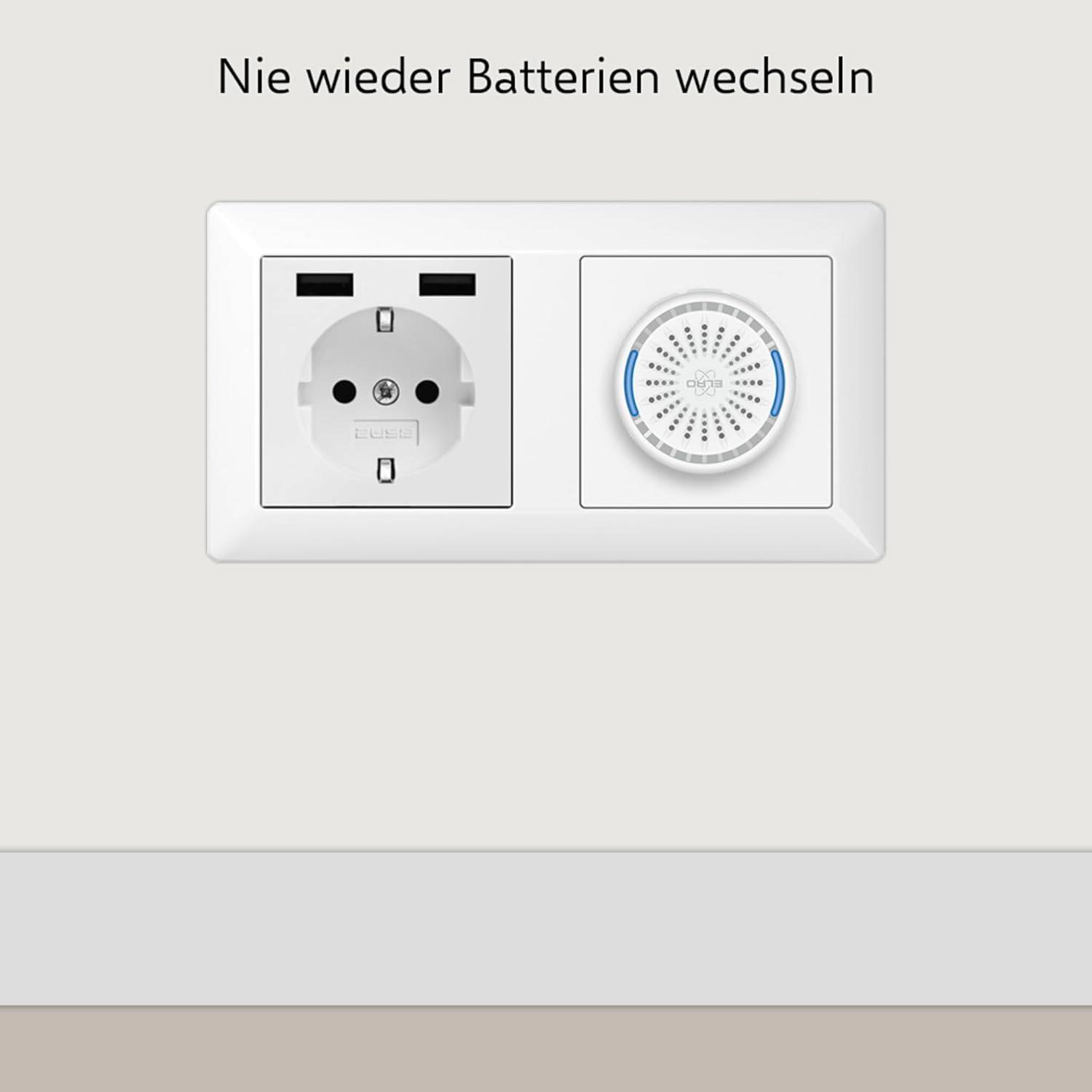 ELRO DB2000 Funk-Türklingel-Set - mit 2 kompakten Steckempfängern - Reichweite 200 Meter - IP65 wasserdicht-4
