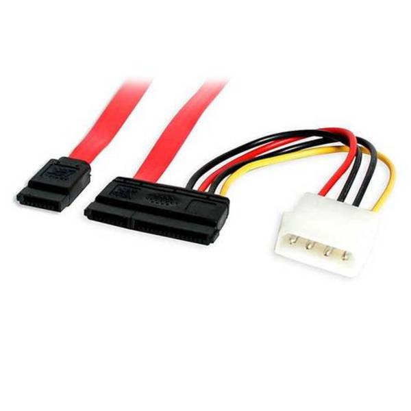 StarTech.com 45cm SATA Data and Power Cable with LP4 Molex SATA Cable Serial ATA 150/300/600 SATA