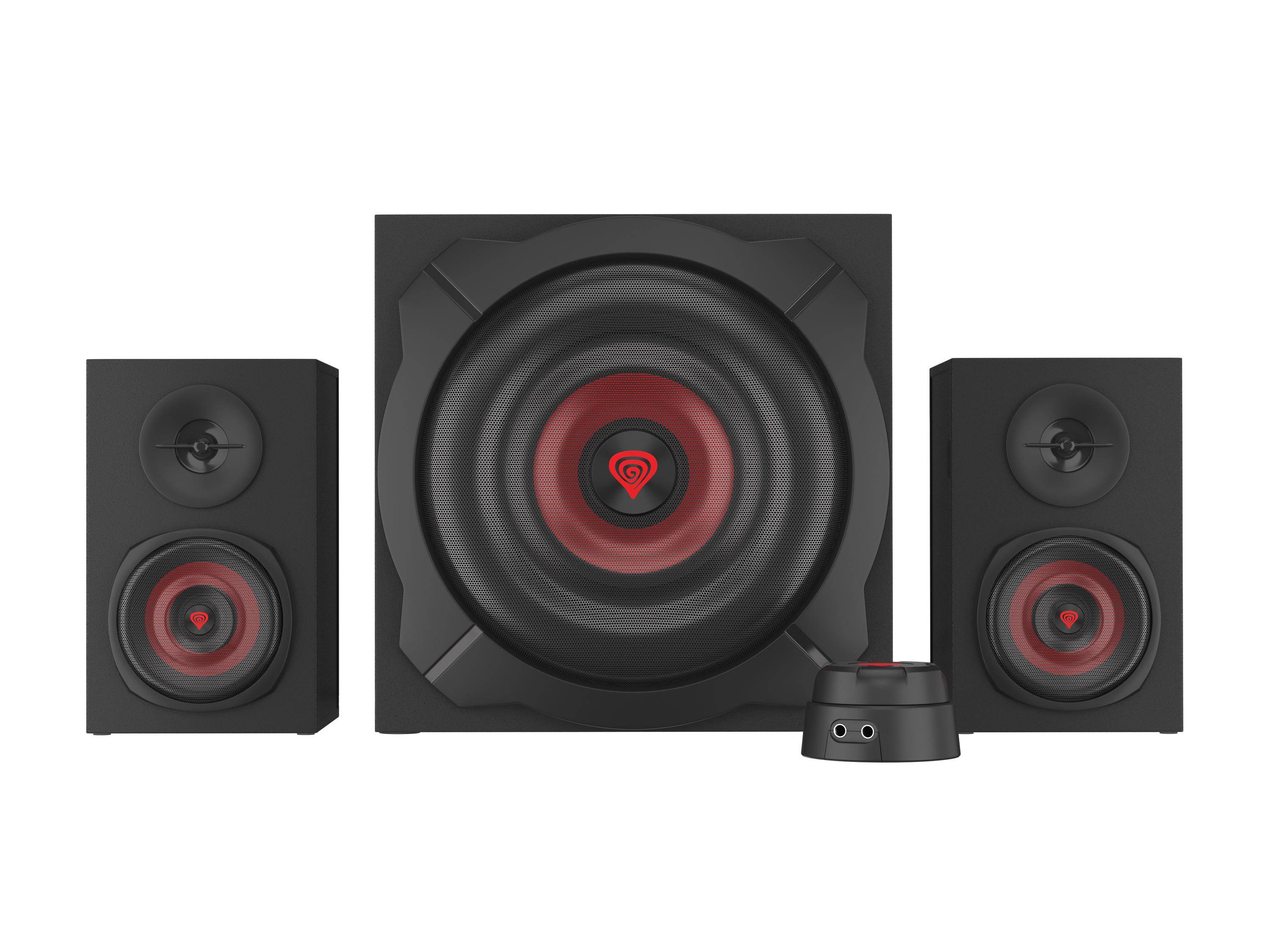 natec Genesis Helium 610BT - Lautsprechersystem - für PC - 2.1-Kanal - kabellos - Bluetooth - 60 Watt (Gesamt)-3