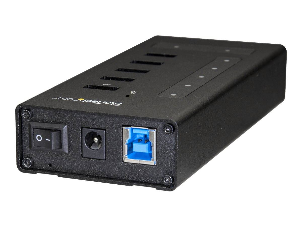 StarTech.com Startech USB Hub 7 Port - Metall - USB-A zu 3x USB-C und 1x USB-C-3