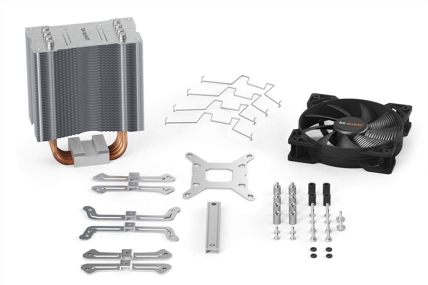 BeQuiet PURE ROCK 2 Chipsatz-Kühler mit Lüfter AMD® AM5, AMD® AM4, Intel® LGA 2066, Intel® LGA 2011-V3, Intel® LGA 1700,-6