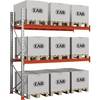 Palettenregal Space verzinkt/orange HxBxT 3000 x 2840 x 1100 mm Fachlast 1650 kg Anbauregal. EAB 78911849