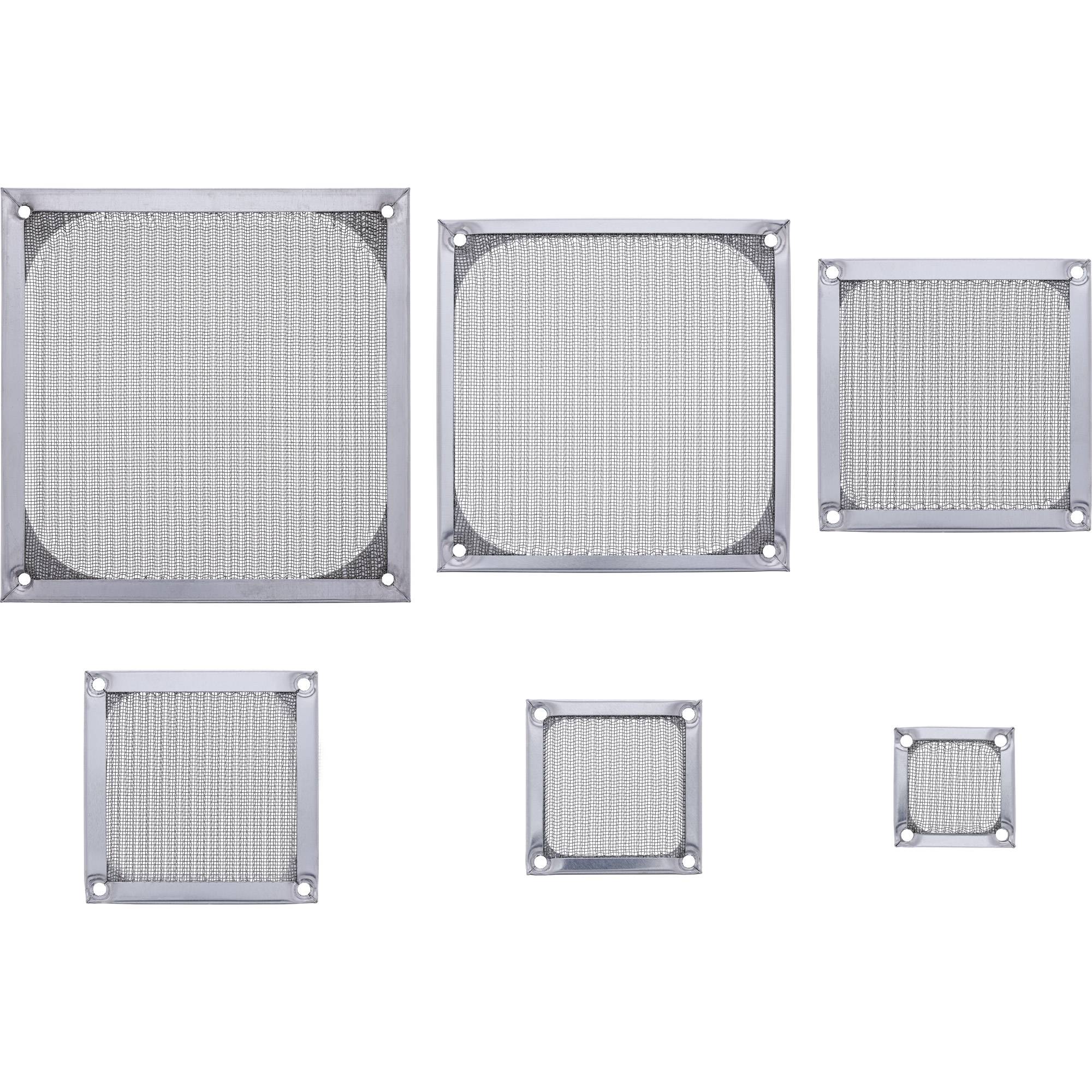 InLine® Lüftergitter, Aluminium Filter, 120x120mm-0