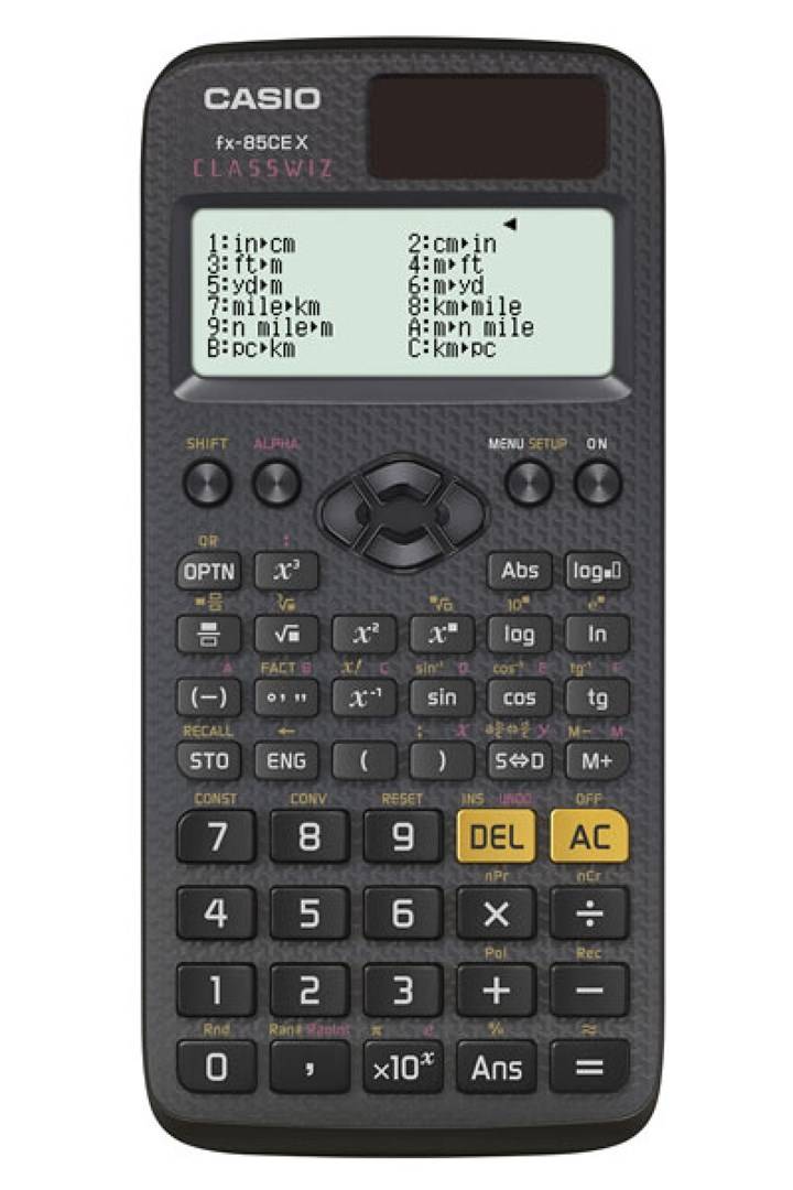 SCIENTIFIC CALCULATOR FX-85CEX 379 FUNCTIONS 77X166MM BLACK-0
