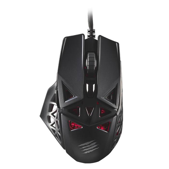 Mad Catz M.O.J.O. M1 - Maus - ergonomisch - FürRechtshänder - optisch - 6 Tasten-0