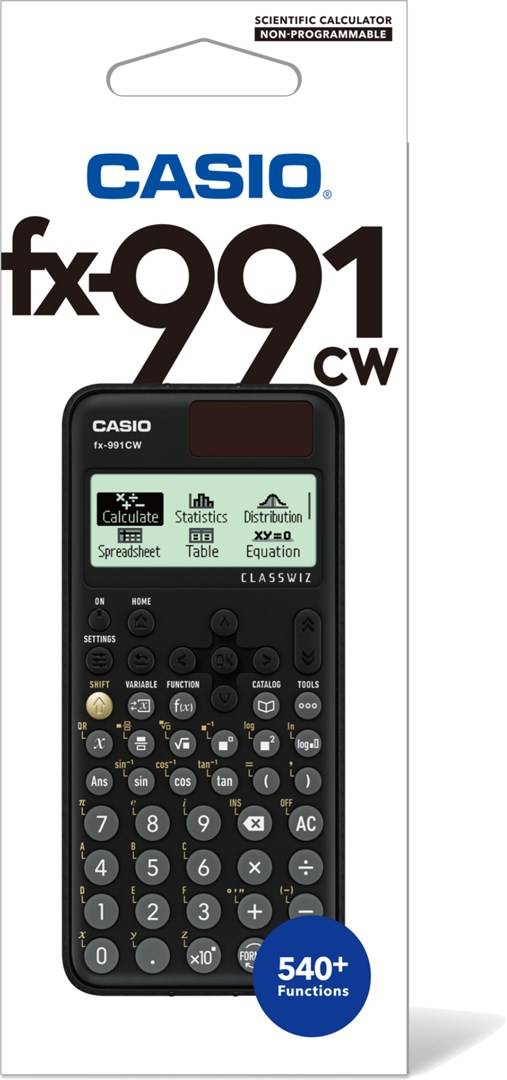 FX-991CW Taschenrechner Tasche Wissenschaftlicher Schwarz-6