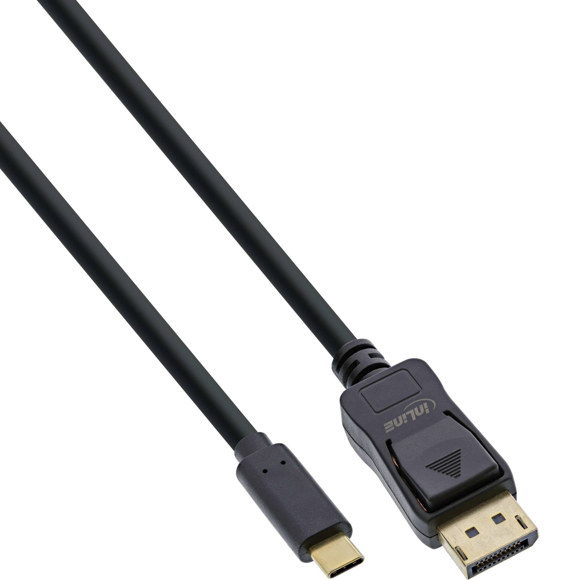 InLine® USB Display Kabel, USB-C Stecker zu DisplayPort Stecker, 2m-0
