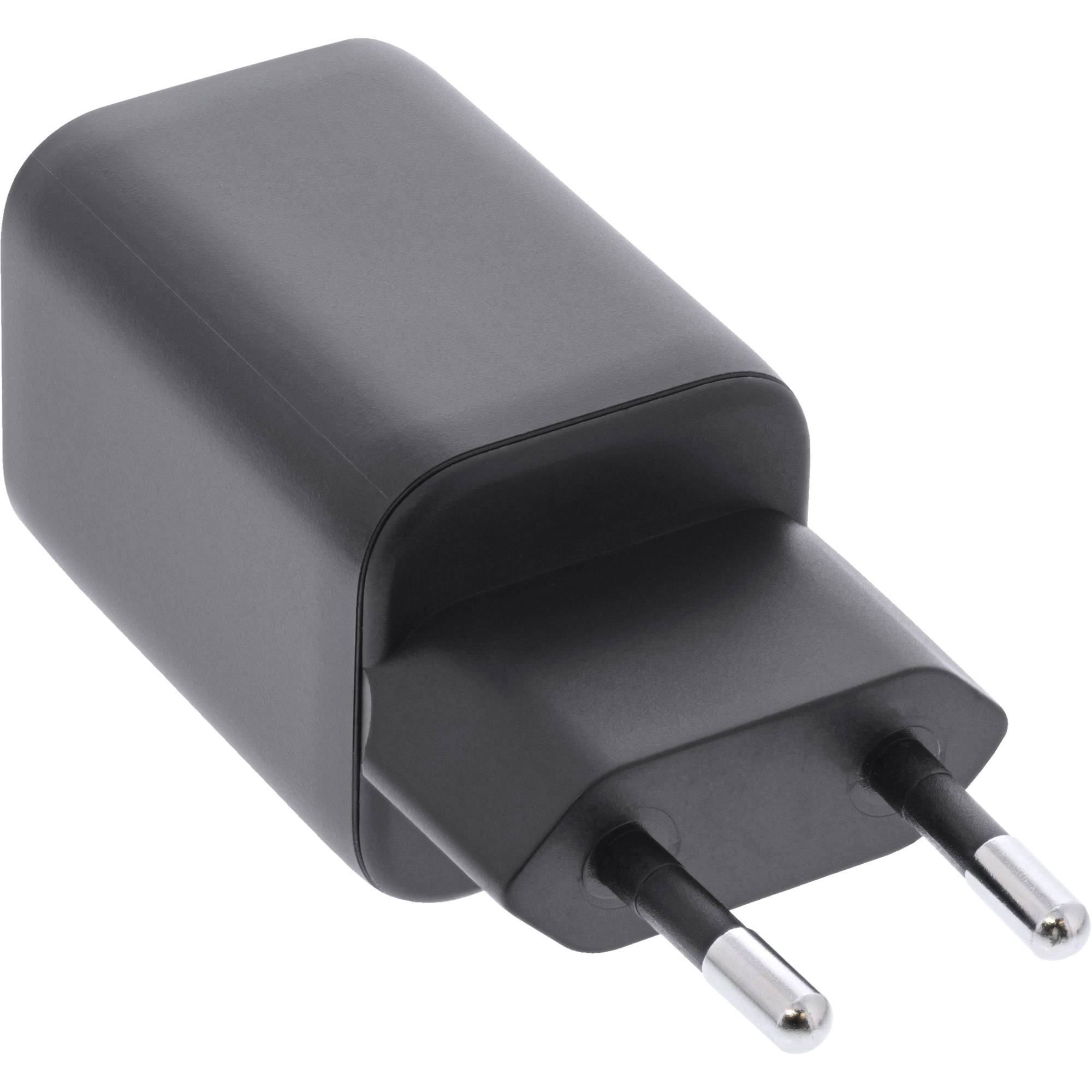 InLine® Power Delivery + Quick Charge USB Netzteil, 33W, USB-A + USB-C, schwarz-3