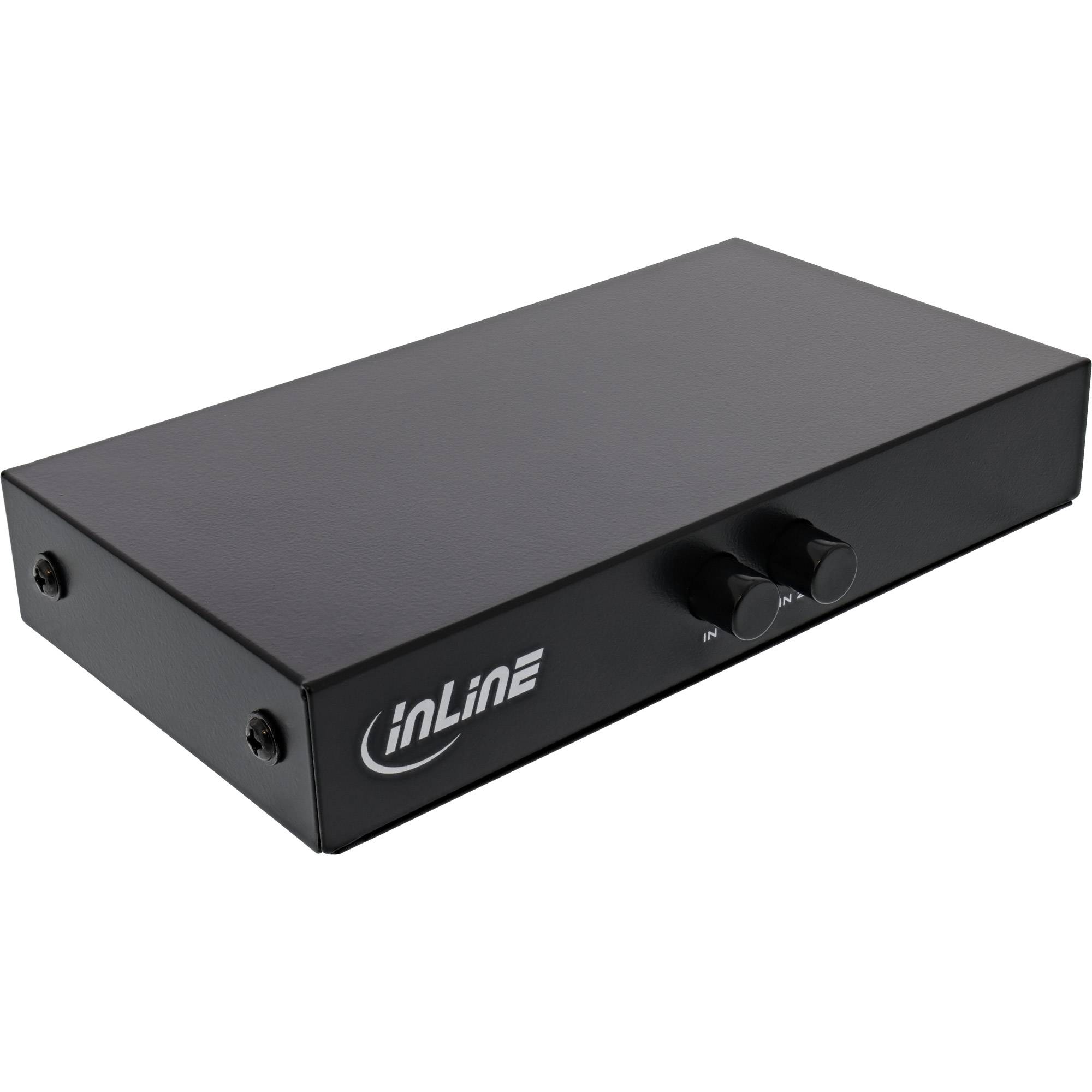InLine® VGA-Umschalter manuell 2-fach, 15-polig HD-0