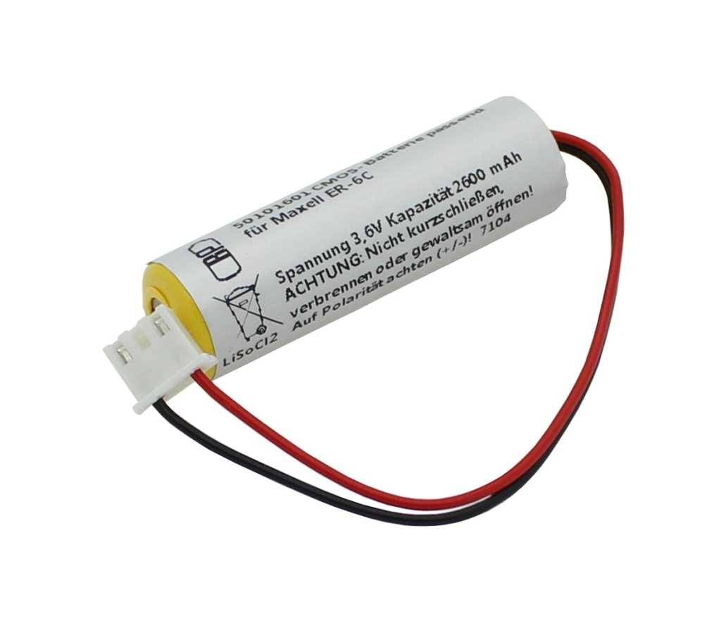 Speicherbatterie 3,6V ersetzt Maxell ER-6C, ER6C-0