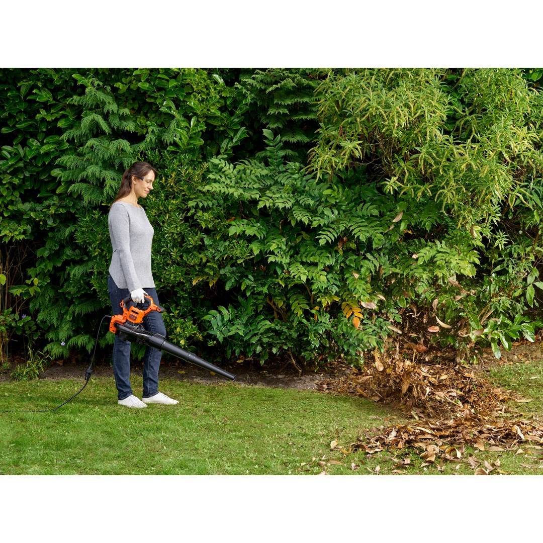 BLACK+DECKER BEBLV300-QS - Gartensauger/Laubbläser - elektrisch - 3000 W - 900 m³/Std. - 404 km/h-6