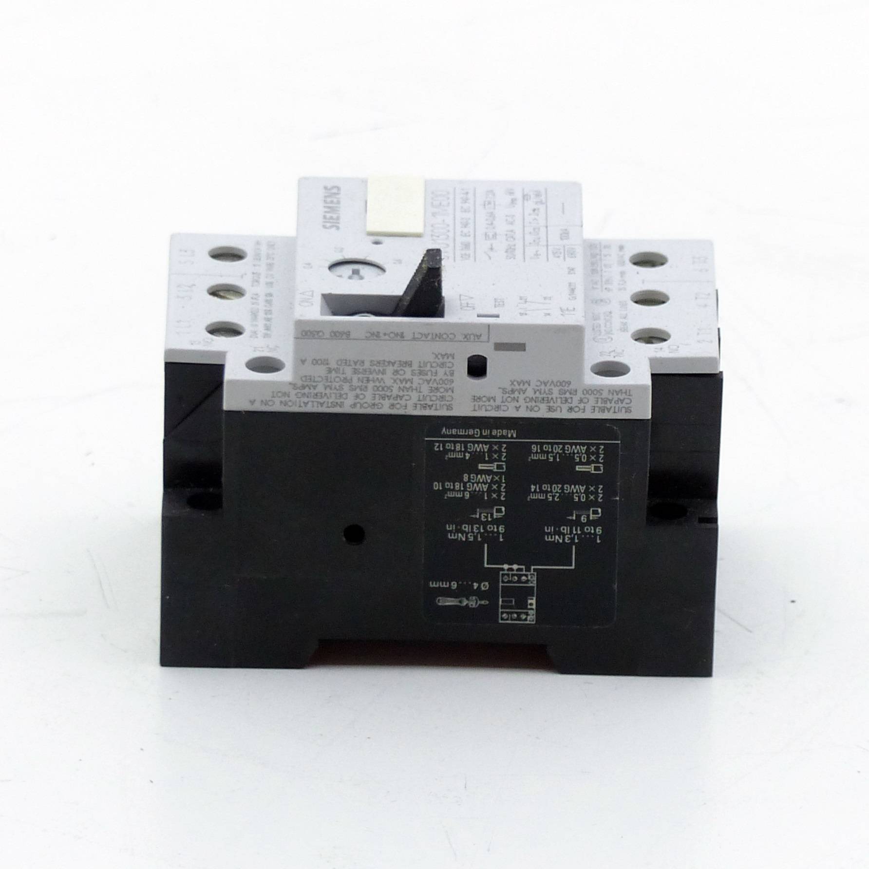 Siemens Motorschutzschalter (3VU1300-1ME00)-2